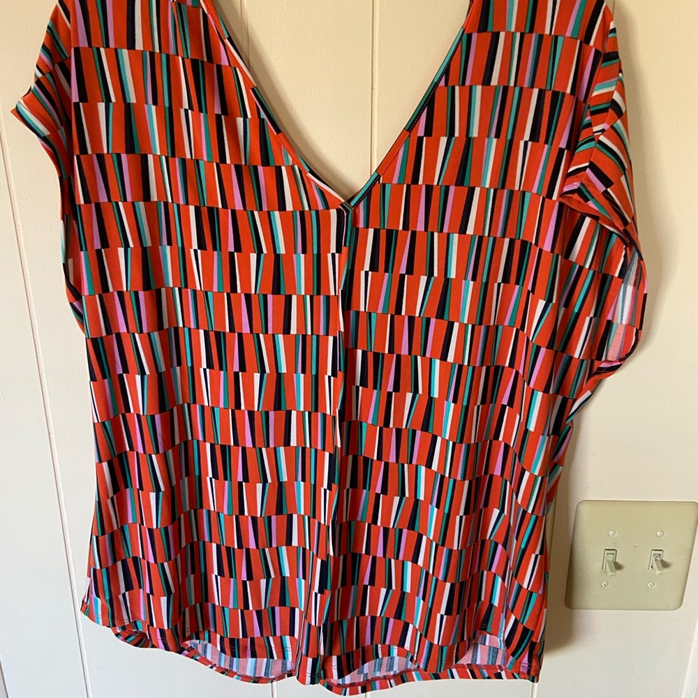 Colorful Geometric Women's Top